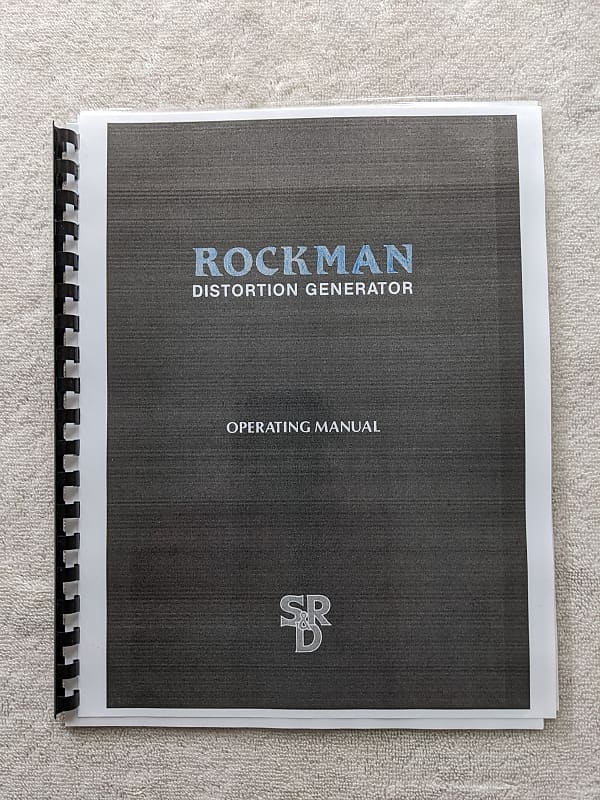 SR&D Rockman distortion generator Tom Scholz | eBay