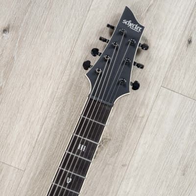 Schecter Guitars 1349 C-7 SLS Evil Twin 7-String Guitar, Satin Black image 9