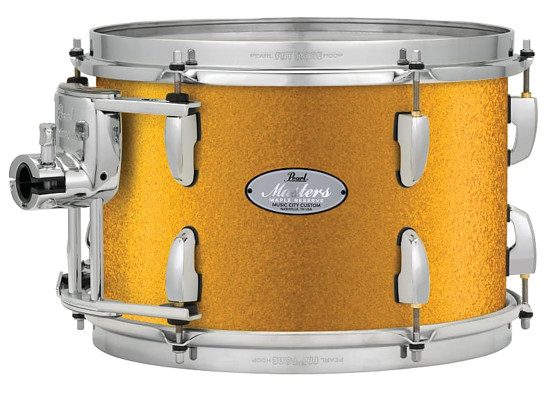 Pearl Music City Custom 10"x10" Masters Maple Reserve Series Tom w/optimount VINTAGE GOLD SPARKLE MRV1010T/C423 image 1