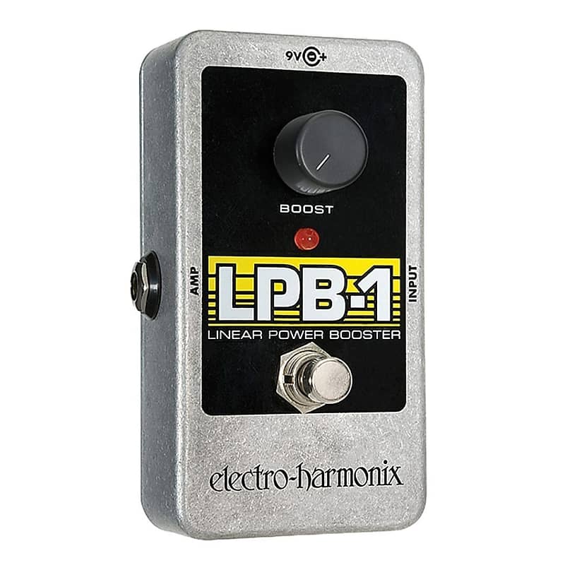 Electro-Harmonix LPB-1 Linear Power Booster Preamplifier Pedal with AMP Jack, Input Jack, Boost Control and Footswitch image 1