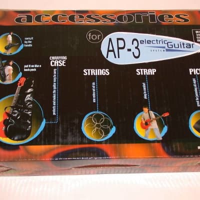 AP-3 Electric Guitar Gig Bag, Strings, & Strap Accessory Kit for 3/4 Size or 36', AP-3K image 2