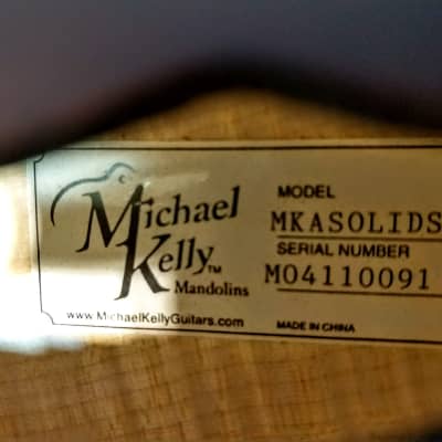 Michael Kelly MKASOLIDSTB A Style All Solid Mandolin Satin Burst image 4