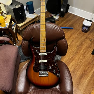 Line 6 JTV-69 James Tyler Variax Modeling Electric Guitar 2010s - Tobacco Sunburst with Custom Pickguard for sale