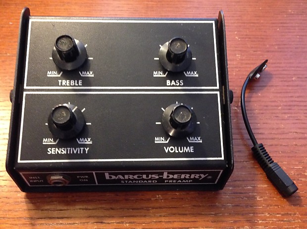 Barcus-Berry 1330 Standard Preamp 1981 Black | Reverb