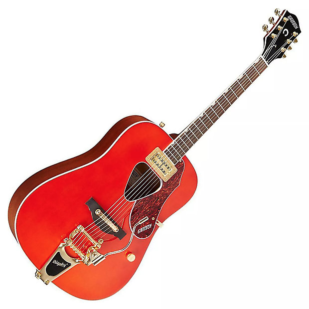 Gretsch G5034TFT Rancher with Fideli-Tron Pickup and Bigsby Tailpiece Savannah Sunset image 1