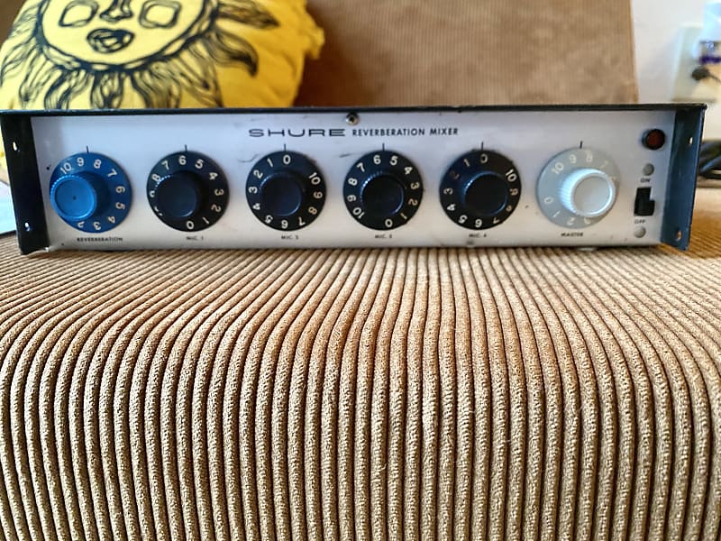 Vintage '60s-'70s Shure M68-RM mic preamp / mixer / spring