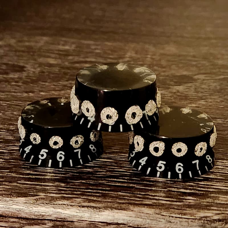 Dime Knob Set 2023 - Black dimebag grip Traction guitar