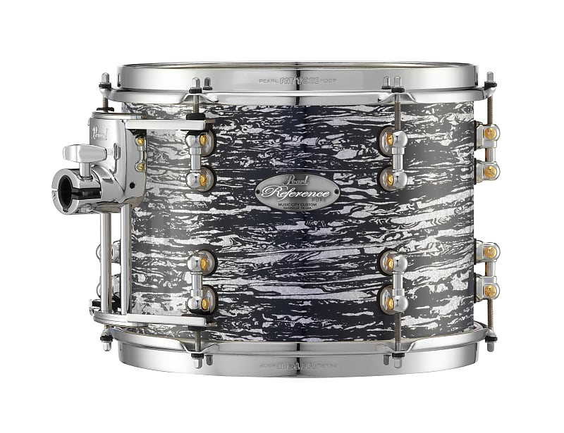 Pearl Music City Custom 14"x12" Reference Pure Series Tom BLACK OYSTER GLITTER RFP1412T/C412 image 1