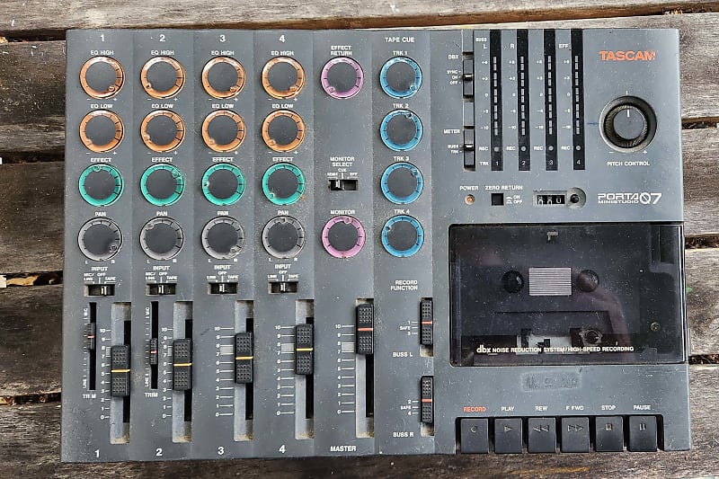 Porta 07 Ministudio 4-Track Cassette Recorder | Reverb