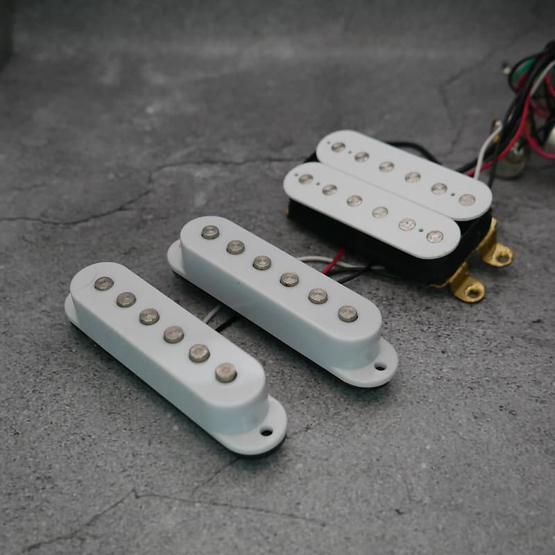 HSS Humbucker/Single/Single for Strat Style w/ Wiring - | Reverb