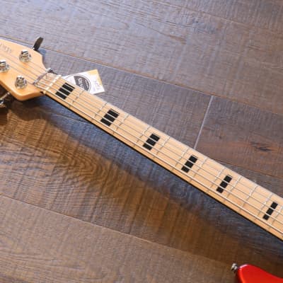 Sire Marcus Miller V7 Vintage Alder 5-String Bass Bright Metallic Red + Fender Case image 5
