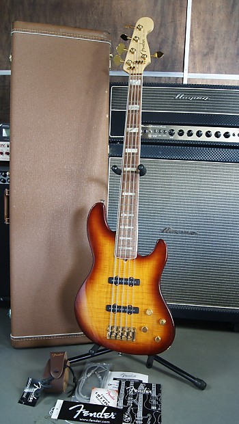 Fender American Deluxe Jazz Bass V FMT 2001 - 2006 | Reverb