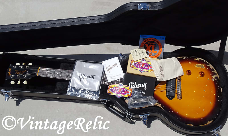 Gibson USA Les Paul junior　relic Gibson Les Paul Junior Worn Cherry Relic 2009 – Chicago