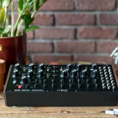 Moog DFAM Drummer From Another Mother Semi-Modular Analog Percussion Synthesizer, Black image 1