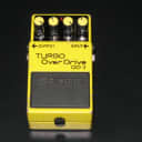 used Boss OD-2 Turbo OverDrive 1994 Black Label TAIWAN, Boss OD2 (NO box,  NO pw, NO battery)