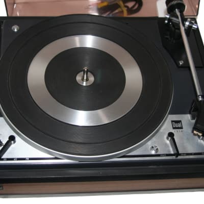 Dual 1214 Auto Turntable Record Player Clean - Single Play Spindle w/ Shure M75 Cartridge image 2