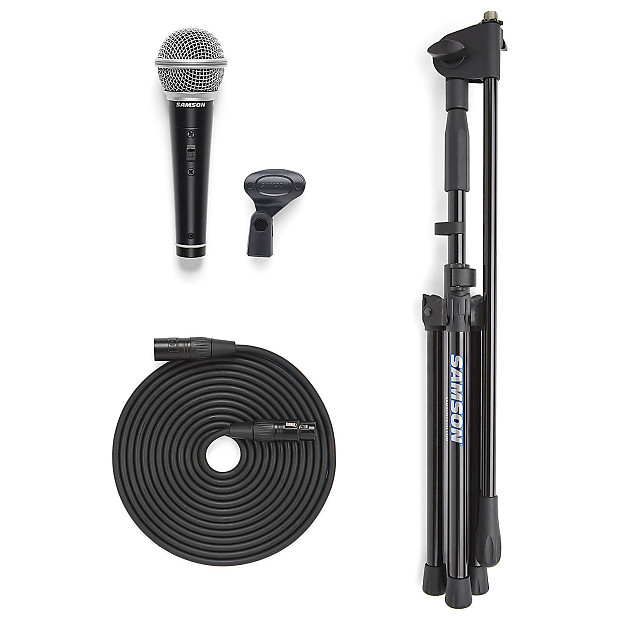 Samson VP10X Value Pack w/ R21S Mic, Stand, and 18' XLR to 1/4" Cable image 1