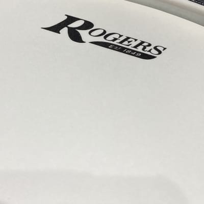 Rogers - 14x5" Dyna-Sonic Snare Drum 2010's - White Marine Pearl image 13