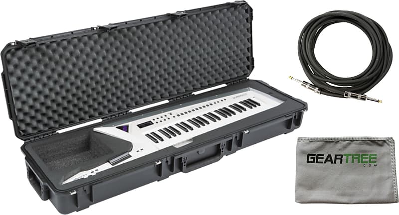 SKB 3i-5014-EDGE iSeries case for Roland AX Edge Keytar w/ Cleaning Cloth and Cable image 1