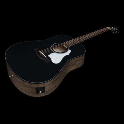 Seagull S6 Classic Black A/E Electric Acoustic Guitar image 2
