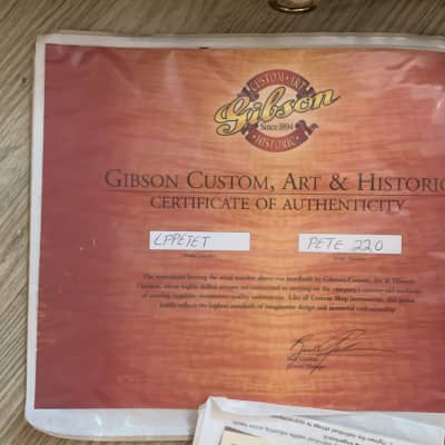 Gibson Custom Shop Pete Townshend Signature #9 '76 Les Paul Deluxe 2005 - Heritage Cherry Sunburst image 14