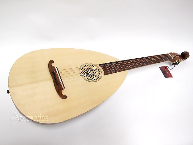 Roosebeck Lute Guitar Steel Rosewood Gears