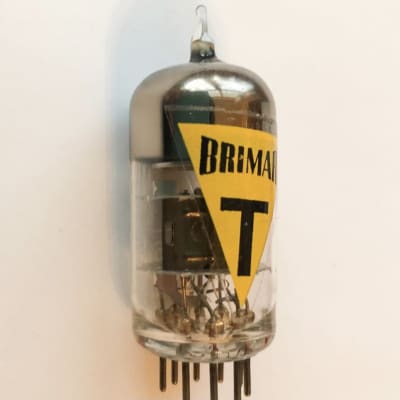 NOS (open box) Brimar 6060 (12AT7) “Yellow-T” black-plate, early 1960s |  Reverb