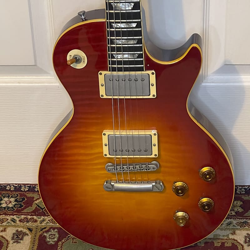 Greco Mint Collection EG59-100 Sunburst w/ Dry 1982 pickups & Gibson HSC  1984 Cherry Sunburst