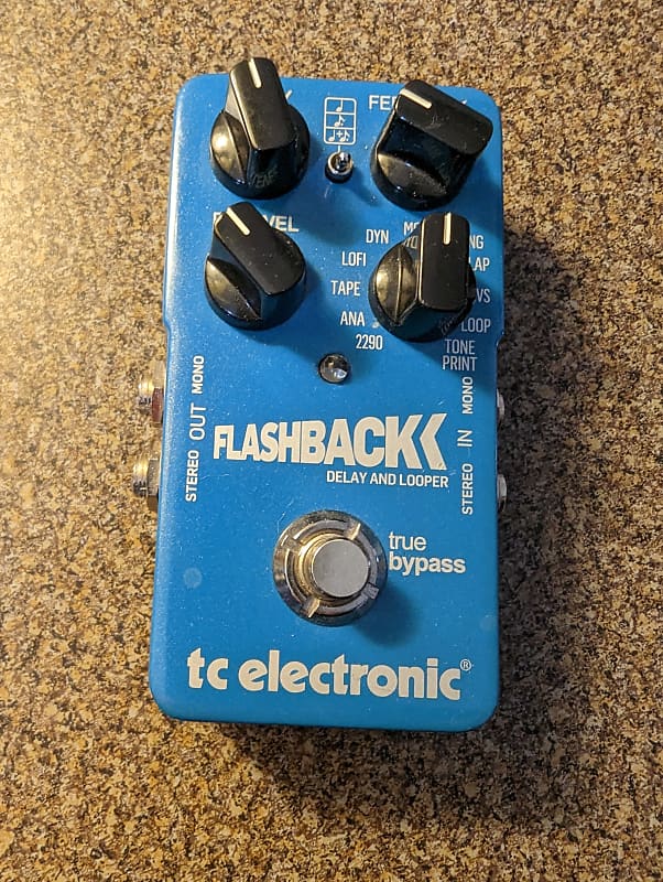 TC Electronic Flashback Delay Guitar Effects Pedal Reverb