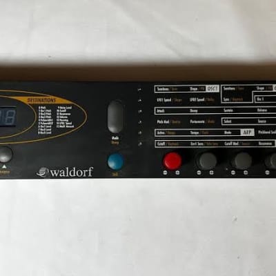 Waldorf Pulse Synthesizer, Rackmount (Consignment) image 1