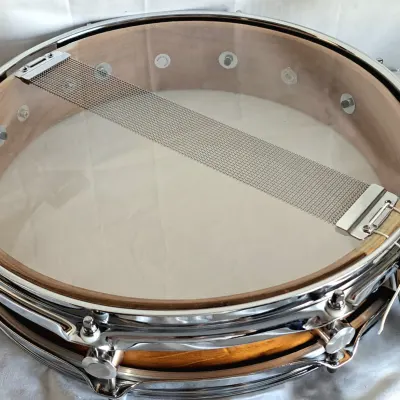 MARTIAL PERCUSSION  Pancake piccolo snare drum  mulberry natural satin image 11