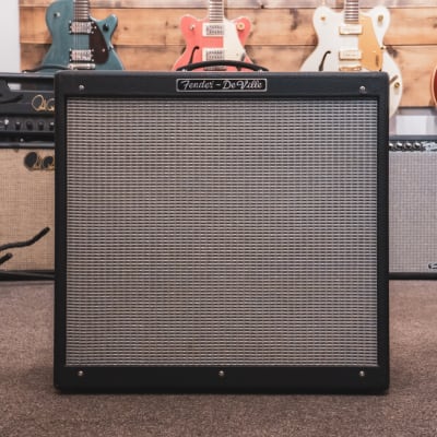 Fender Hot Rod Deville 4x10 Tube Combo Amp w/Pedal & Cover, Made in USA image 1