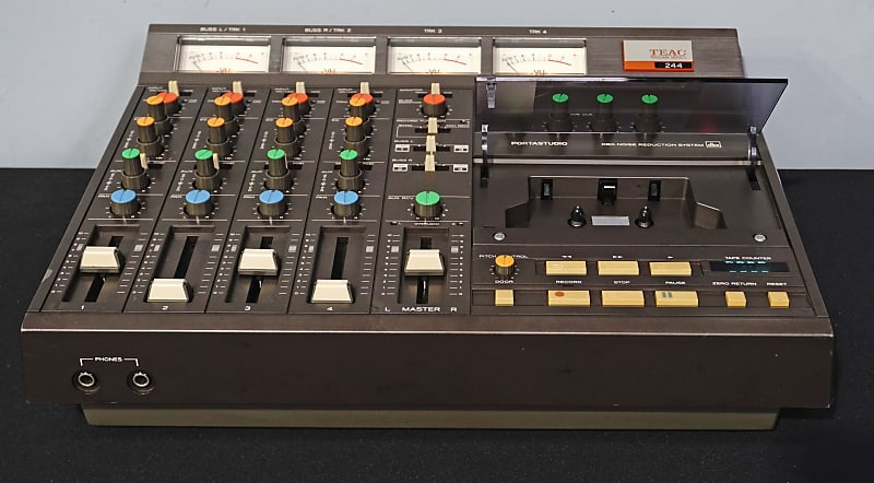 Teac Tascam Portastudio 244 80s 4 Track Multitrack Cassette Teac Tascam Portastudio 244 80s 4 Track Multitrack Cassette