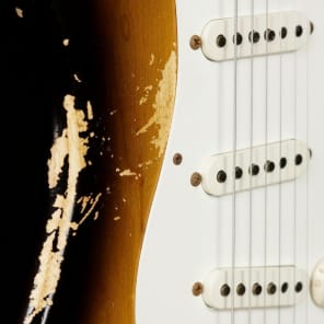 Fender  Custom Shop 1956 Stratocaster Heavy Relic 2013 Sunburst image 19