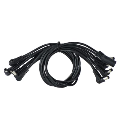 Eno Black 8 Way Daisy Chain Cable Guitar Effect Pedal Power Supply Adapter Cable image 4