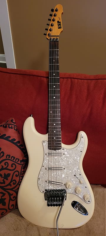 ESP Super Strat！超美品！ 1992 ESP Horizon-Custom-FM HH Superstrat Flame Top Natural w