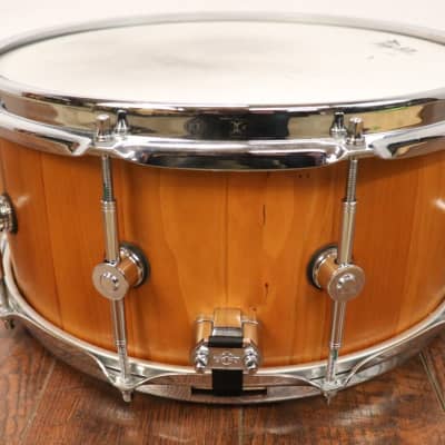 HENDRIX DRUMS 6.5x14" ARCHETYPE STAVE SERIES CHERRY WOOD SNARE DRUM image 8