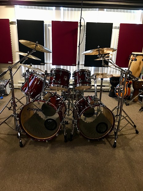 Sonor double bass drum set top
