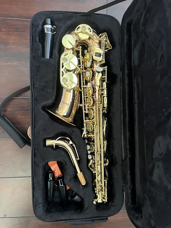 Cecilio Mendini alto saxophone Mid 2010s Rose gold Reverb