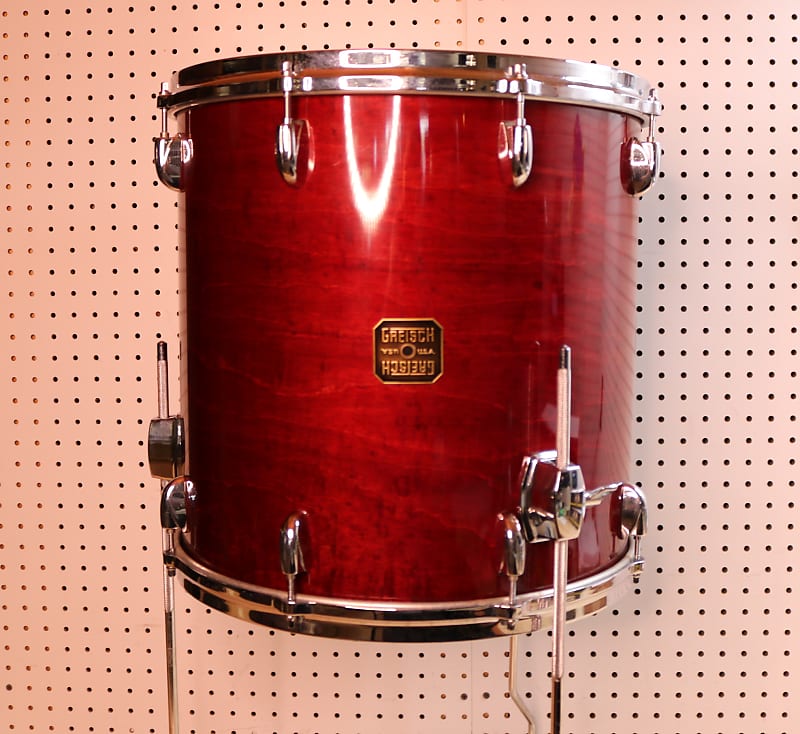 USED 16” Gretsch USA Custom Floor Tom Rosewood GM 4422 Reverb