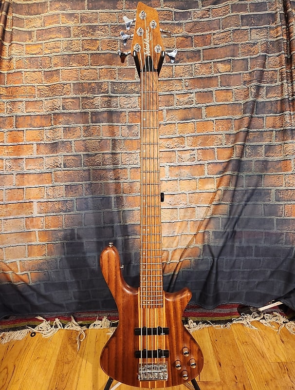 Washburn T25NMK Taurus 5-String Bass w/ Gig Bag Natural Matte | Reverb