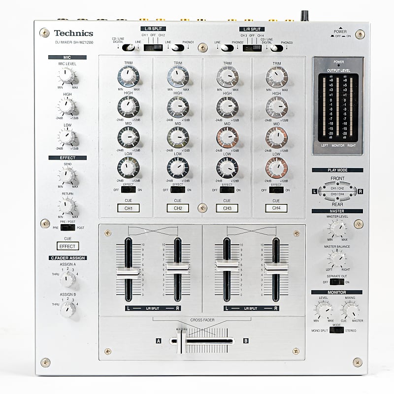 Technics SH-MZ1200 Professional DJ 4-channel Mixer with Digital In/Outs  with Box