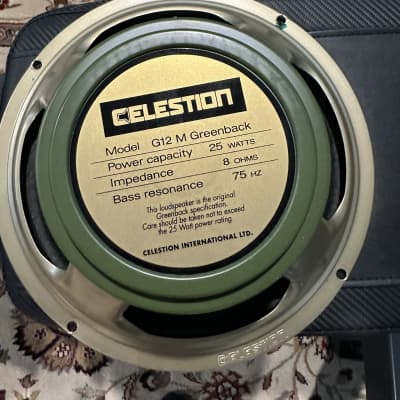 Celestion Pre-rola G12M グリーンバック 幻の20W仕様-