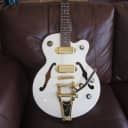 Used Epiphone Wildkat Semi-Hollowbody Electric Guitar with Bigsby Tremelo, Pearl White