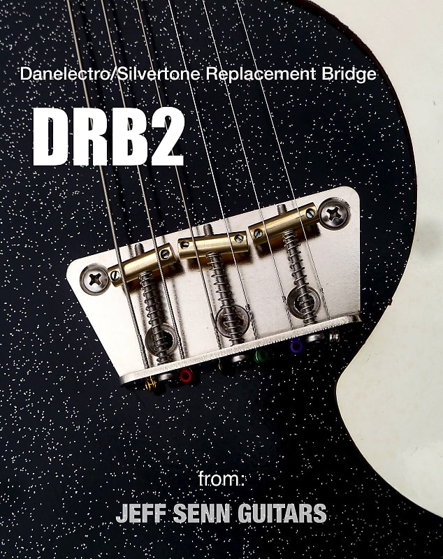 Danelectro/Silvertone Replacement Bridge (DRB2) FACTORY BLEMISH