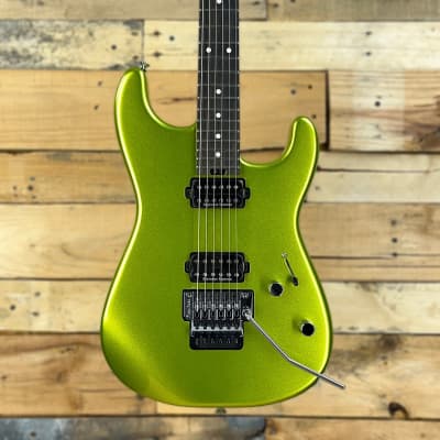 Charvel Pro-Mod San Dimas Style 1 HH FR E 2022 - Present - Lime Green Metallic image 1