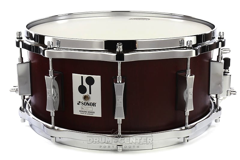 Sonor Phonic Reissue Beech Snare Drum 14x6.5 Mahogany | Reverb