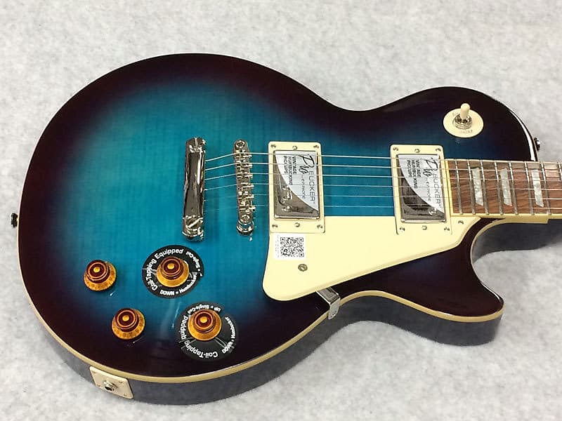 ギター Epiphone Les Paul Standard Pro BLUEBURST 2016 Epiphone Les Paul Standard Pro Blueburst – Ish Guitars