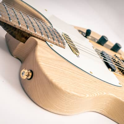Mithans Guitars T'leafes (roasted maple) boutique electric guitar image 11