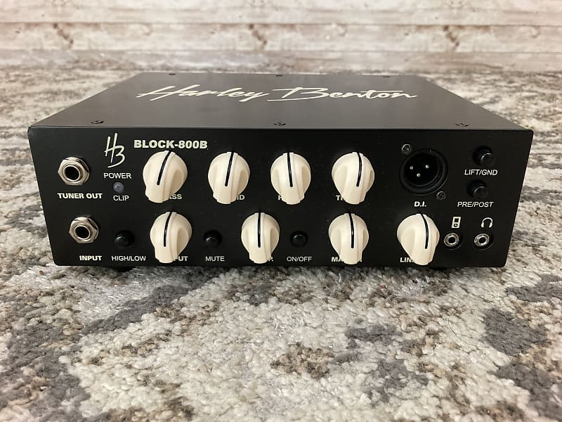 Used Harley Benton Block-800B Bass Amp Head | Reverb